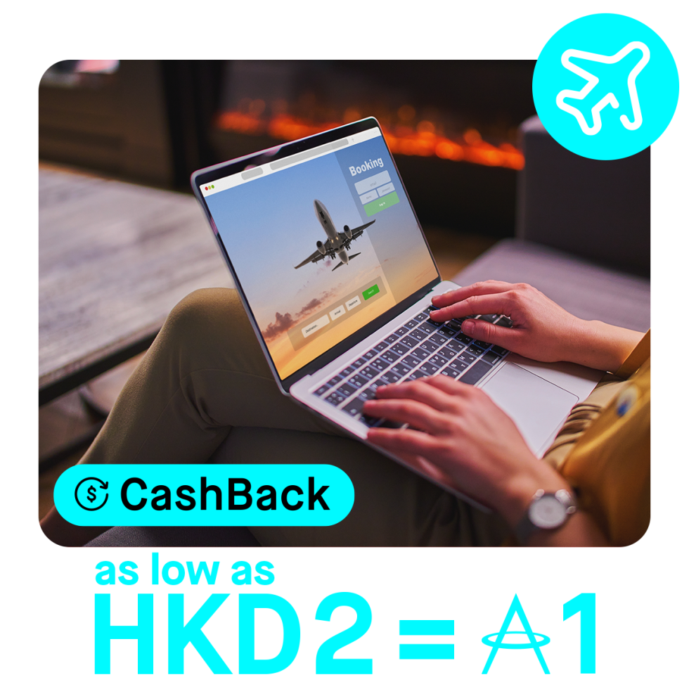 Book your trip and earn up to 10,000 Miles, at as low as HKD2=1 Mile! Plus, up to 2% Unlimited CashBack! 