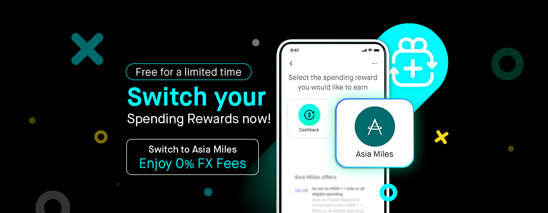 Free for a limited time: Switch your Spending Rewards from CashBack to Asia Miles now! 🔄