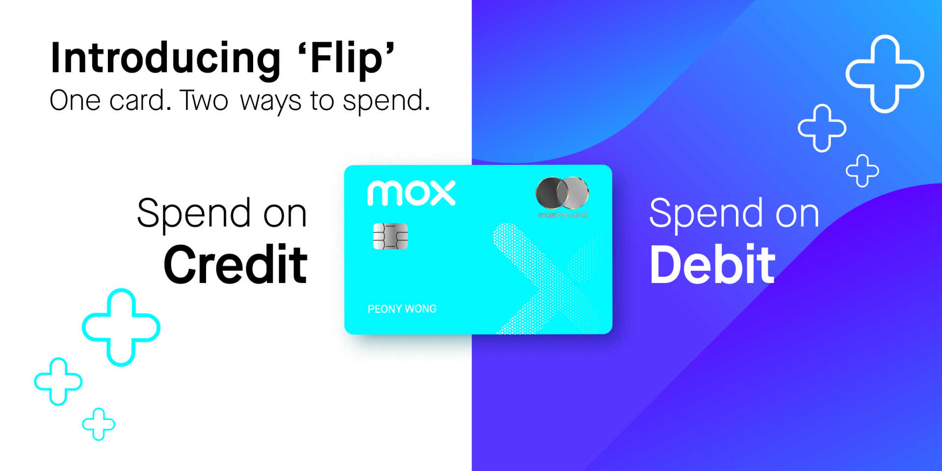 Mox and Mastercard launch groundbreaking feature to “Flip” between debit and credit spending on the all-in-one Mox Card 