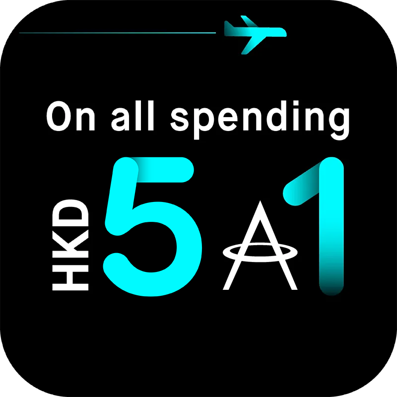 Enjoy unlimited Asia Miles on all spendings