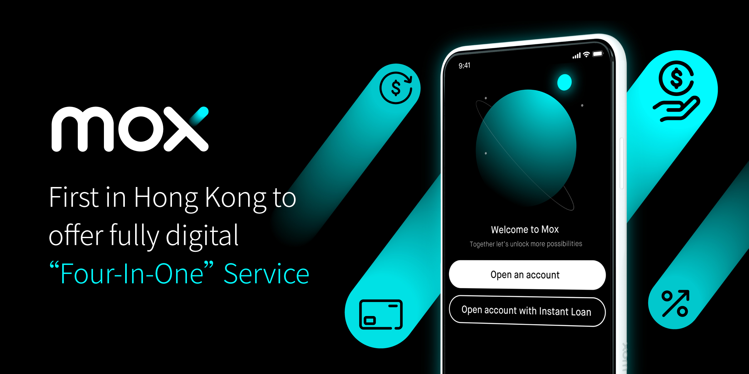 Mox Revolutionises Loan Application  First in Hong Kong to offer a fully digital “Four-In-One” Service