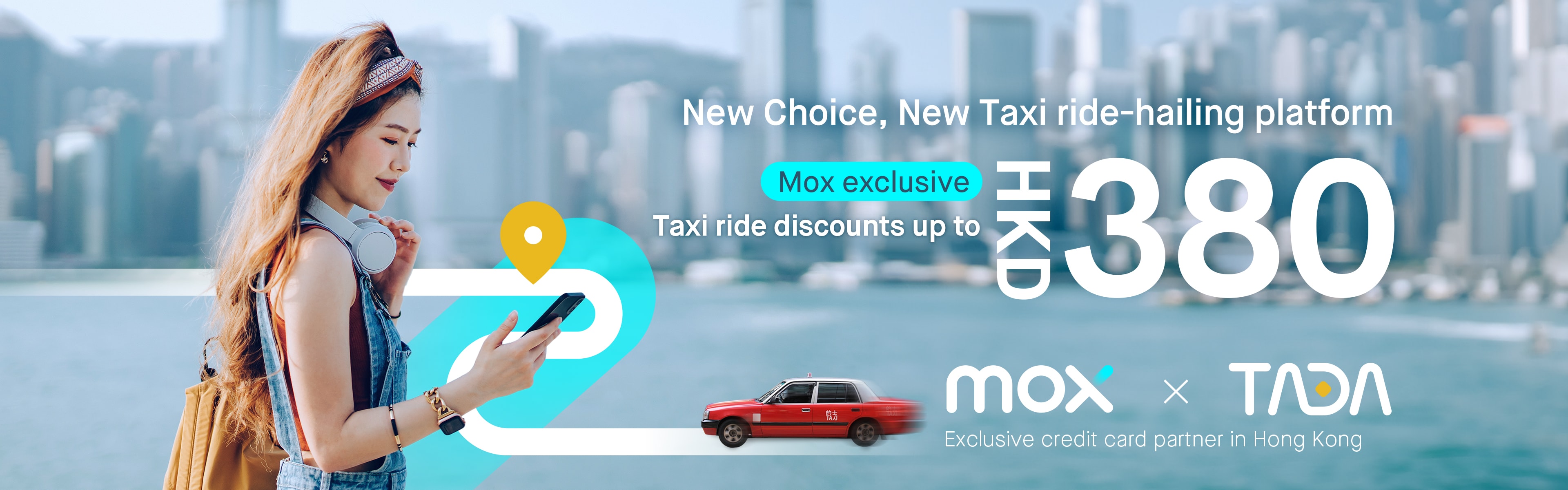 TADA’s here! Up to HKD380 exclusive taxi ride discounts for you | Mox