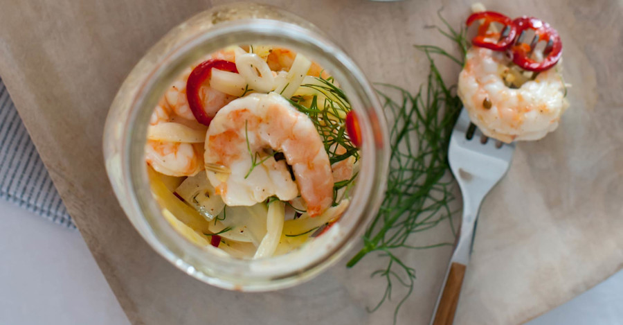 Quick Pickled Shrimp Recipe Image