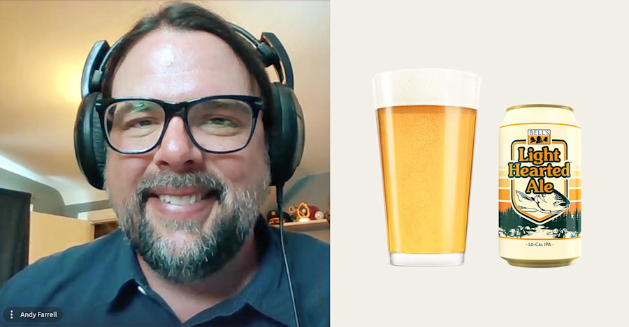 Podcast Episode 139: Andy Farrell, Brewing Innovation Manager for Bell's Brewery, on the Delicate Design of Low-Cal IPAs Image