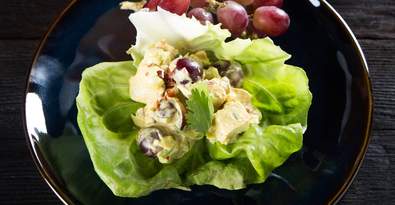 Coconut Porter Curry Chicken Lettuce Wraps Recipe Primary Image