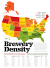 Brewery Density by State Image