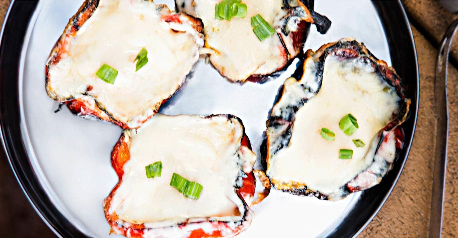 Grilled Pepper with Beer‑Poached Eggs Recipe Primary Image