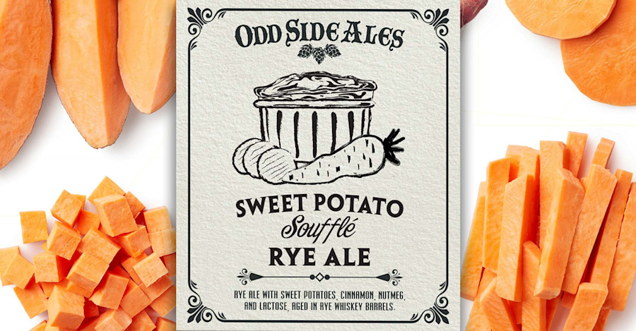 Recipe: Odd Side Ales Sweet Potato Soufflé Rye Ale Image