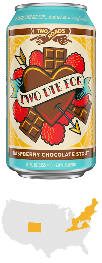 Two Roads Two Die For Raspberry Chocolate StoutImage
