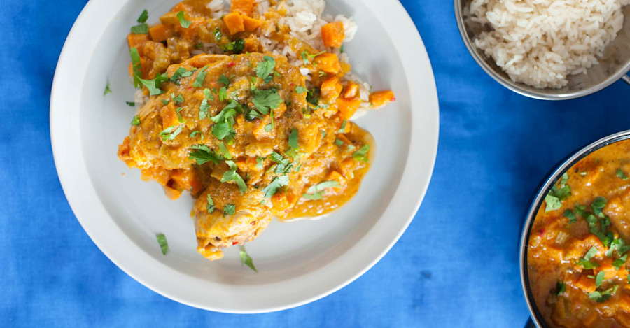 Coconut Braised Chicken Recipe Image