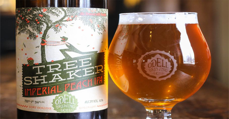 Return of Tree Shaker, Imperial Peach IPA, by Odell Brewing Image