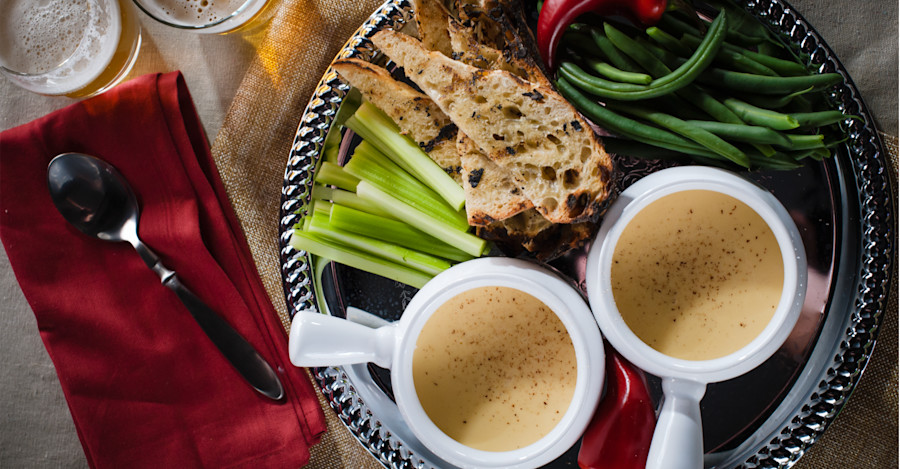 Chili Beer–Cheese Fondue Recipe Image