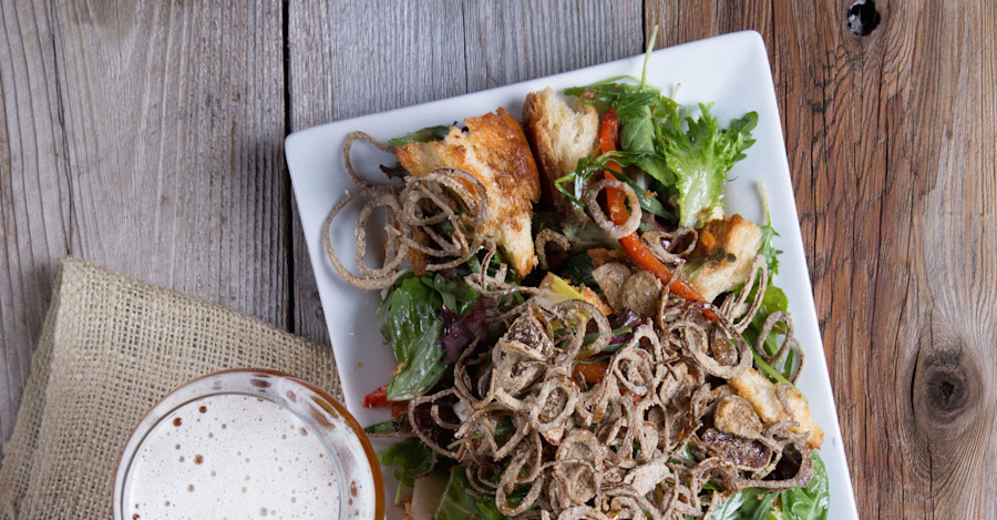 Beer Bread Panzanella Recipe Image