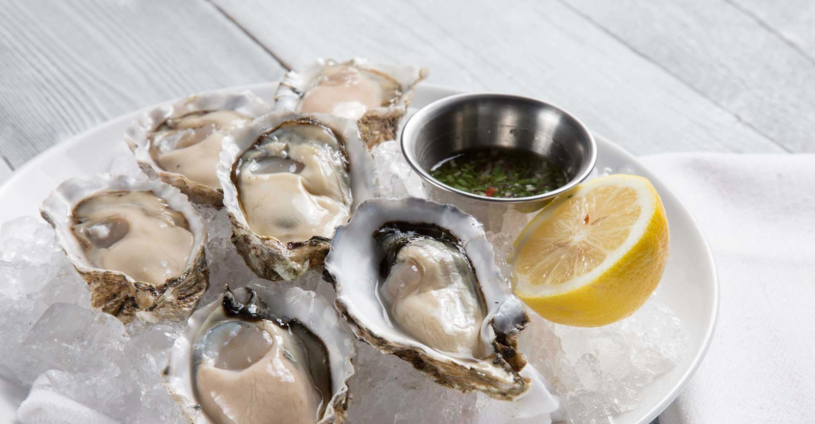West Coast Oysters with Sour-Beer Mignonette Recipe Primary Image