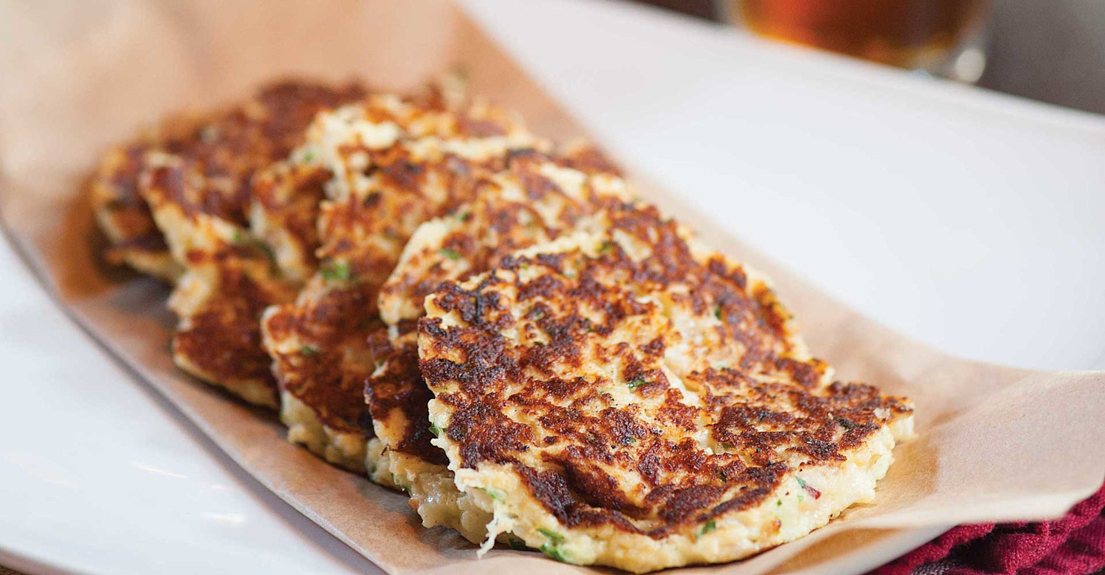 Cauliflower-Bacon Fritters Recipe Primary Image