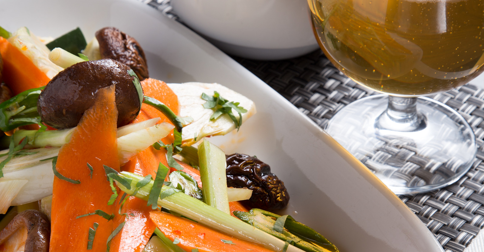 Vegetable Crudités with White Rascal Nuoc Cham Recipe Primary Image