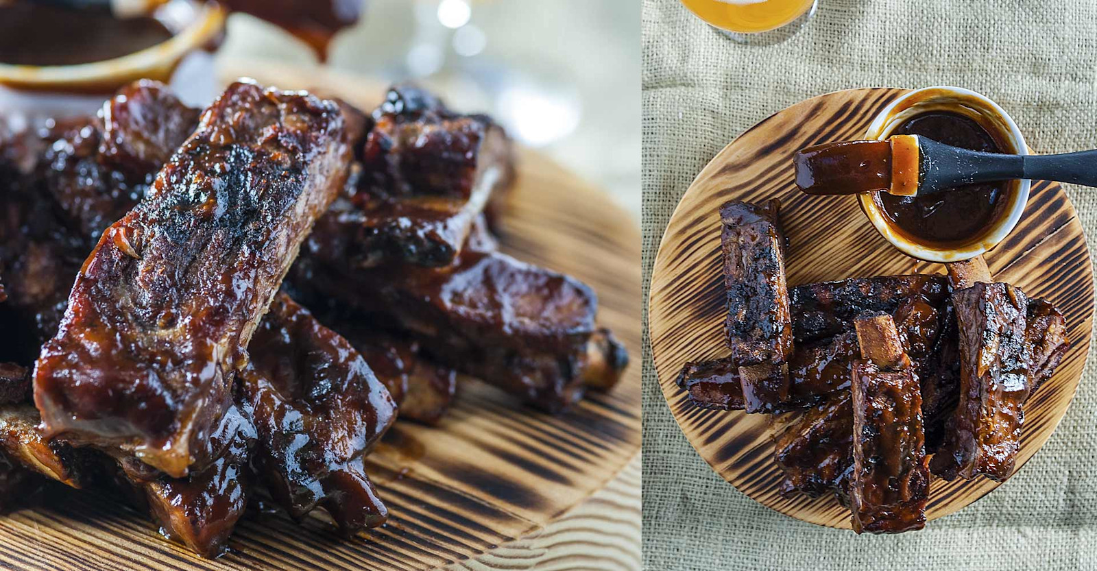 Crispy Pork Ribs with Hoisin BBQ Sauce Recipe Primary Image