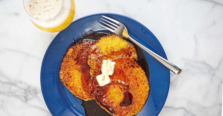 Wheat Beer Johnnycakes Recipe Image