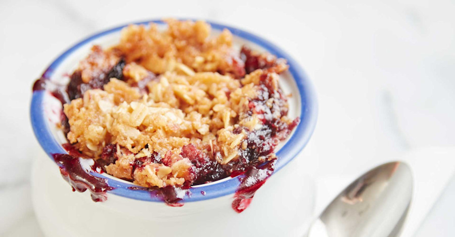 Berry-Beer Crumble Recipe Image