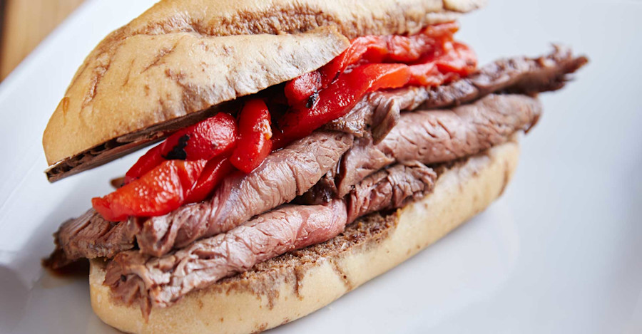 Chicago Beef with Ale-Pickled Peppers Recipe Image