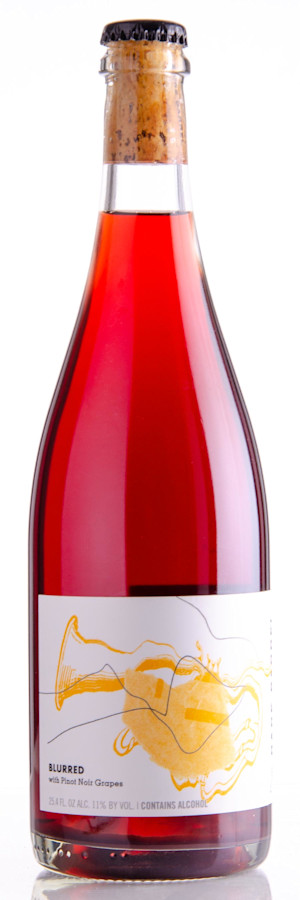 The Rare Barrel Blurred with Pinot Noir Grapes Image