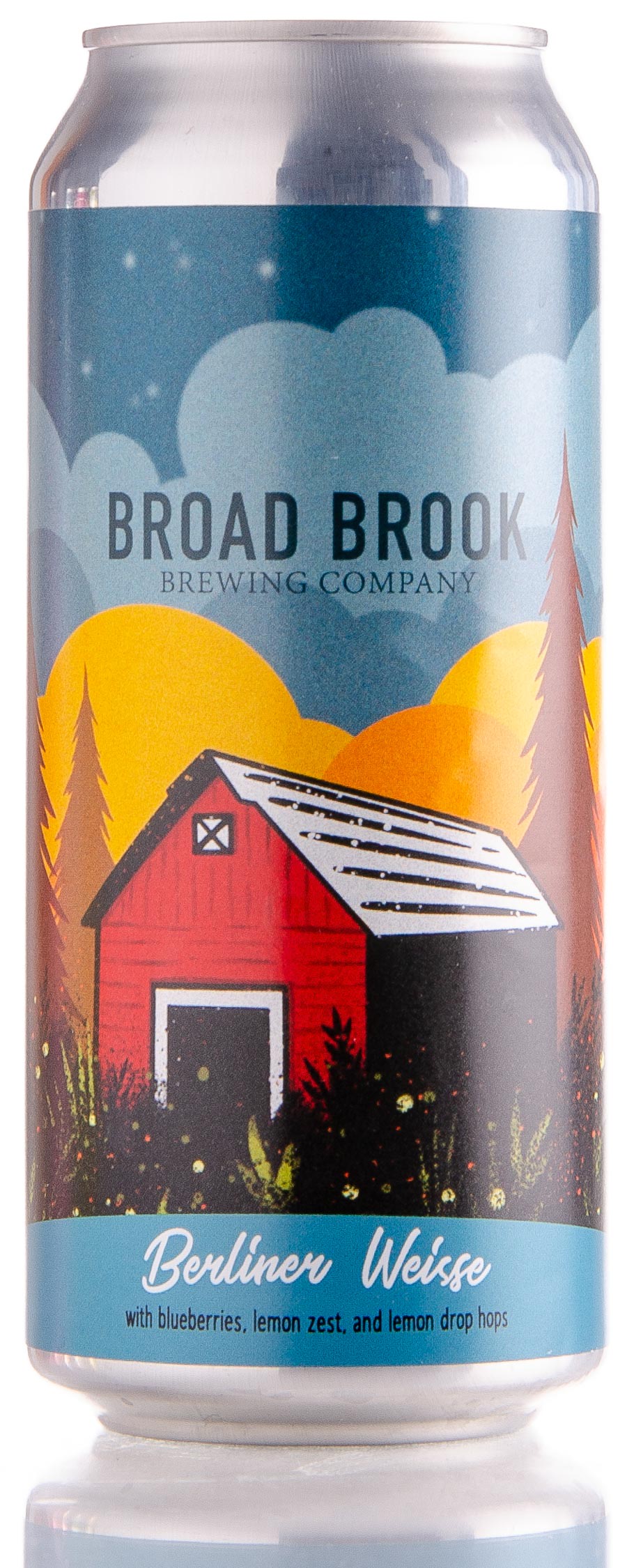 Review Broad Brook Brewing Company Berliner Weisse Style Blueberry Craft Beer Brewing
