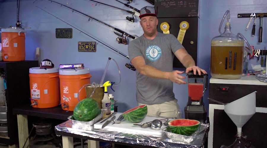 Full Video: How to Brew Your Best Watermelon Wheat Beer Image