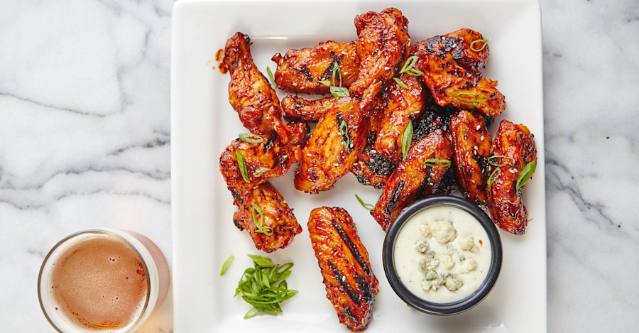 IPA Sriracha Chicken Wings Recipe Image