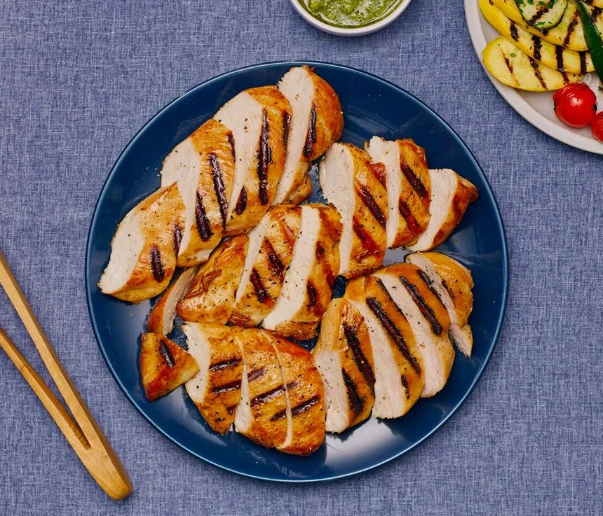 Brined and Rubbed Chicken Breasts