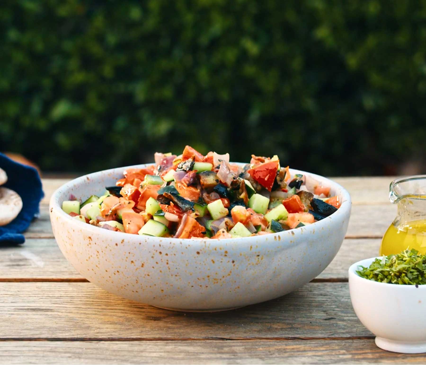 Israeli Eggplant Salad | Kingsford™