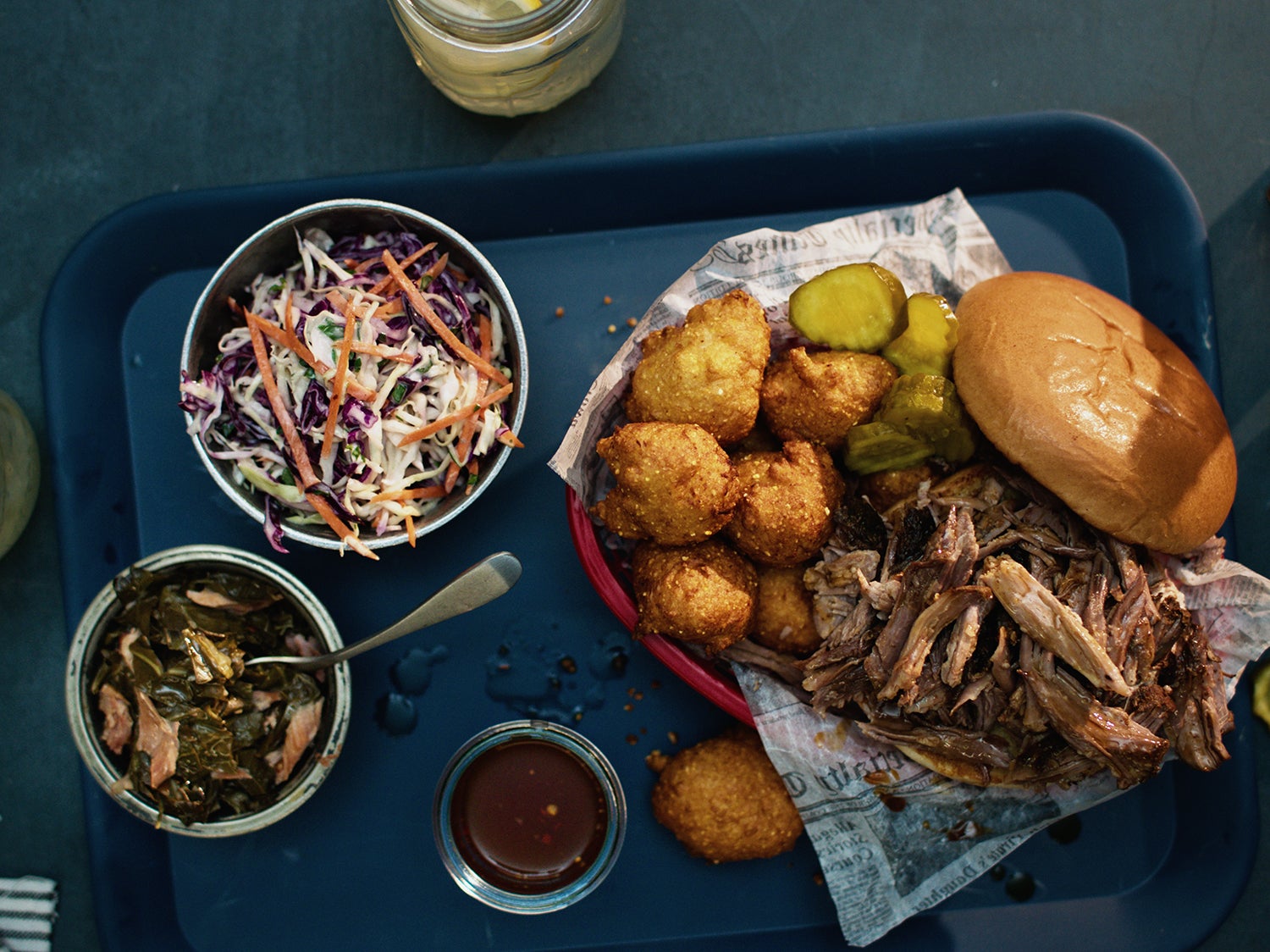 Tangy Carolina-Style Pulled Pork Sandwich Recipe | South Carolina | Kingsford™