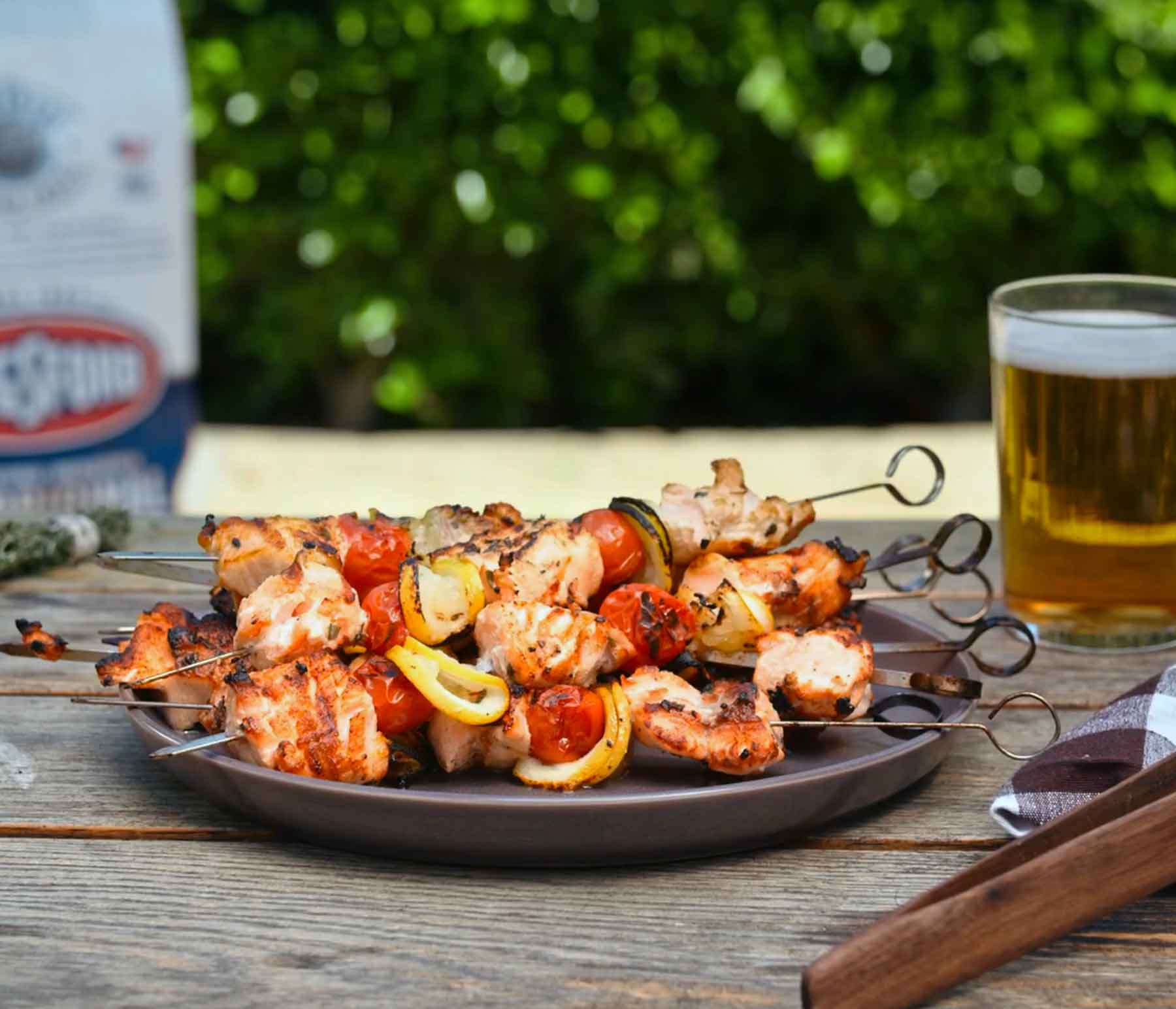 Grilled Salmon Kabob Recipe | Kingsford™
