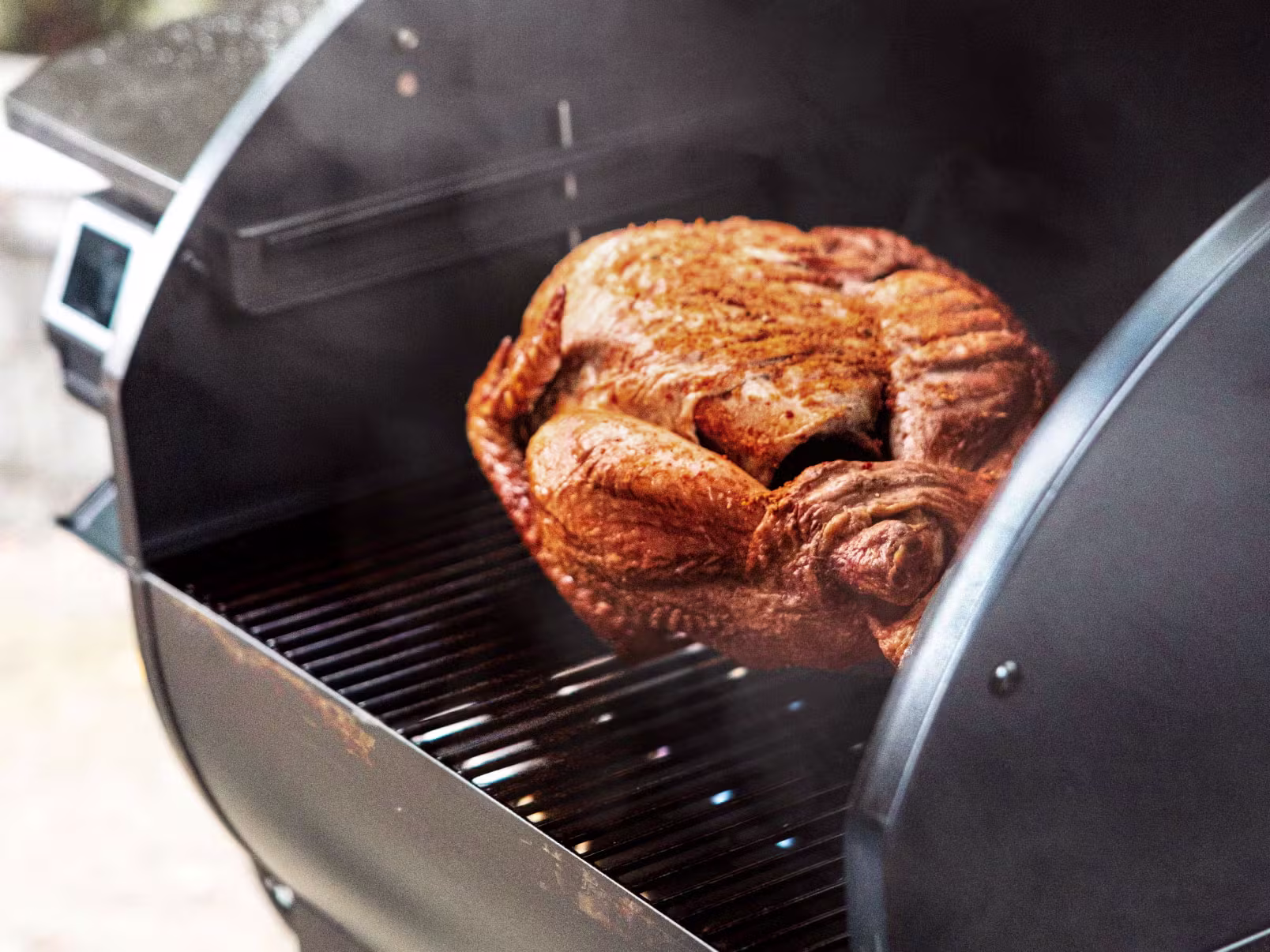 Whole Turkey On Grill