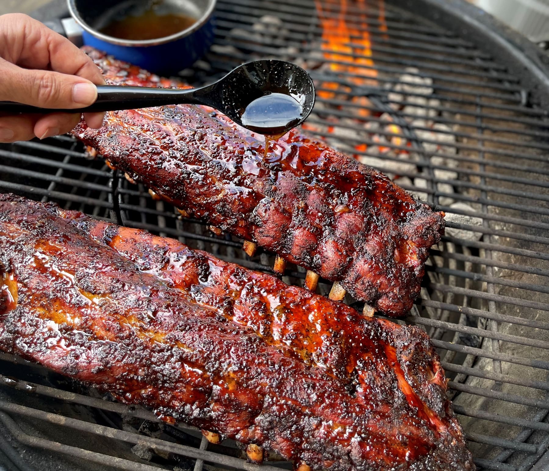 トップス KANELL Vintage Ribs Smoked Jalapeño Loin Back Ribs with Maple Coffee Glaze | Kingsford™