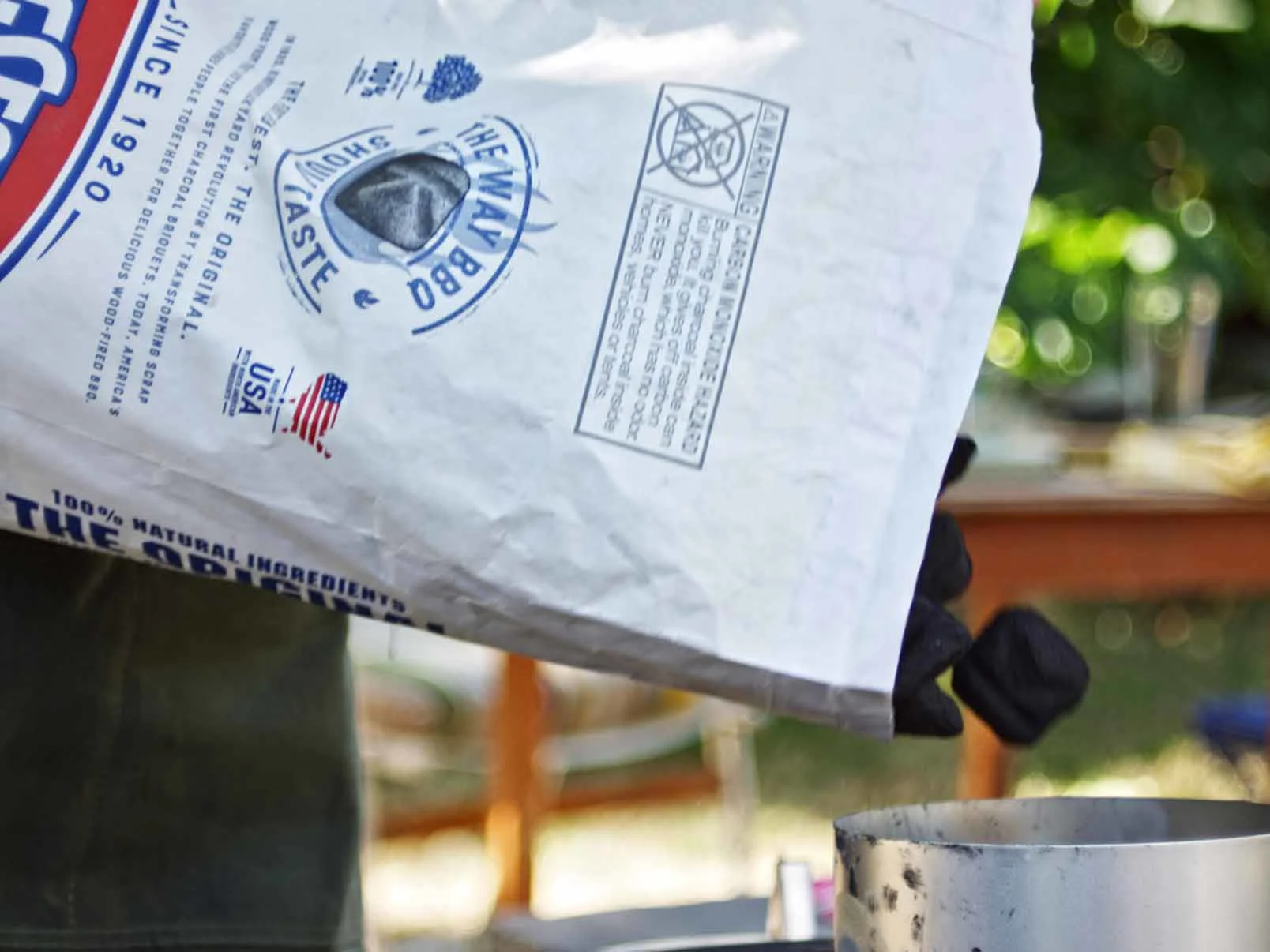 Fill the Chimney with Charcoal - textblock image 0 for how-to-use-charcoal-chimney-starter