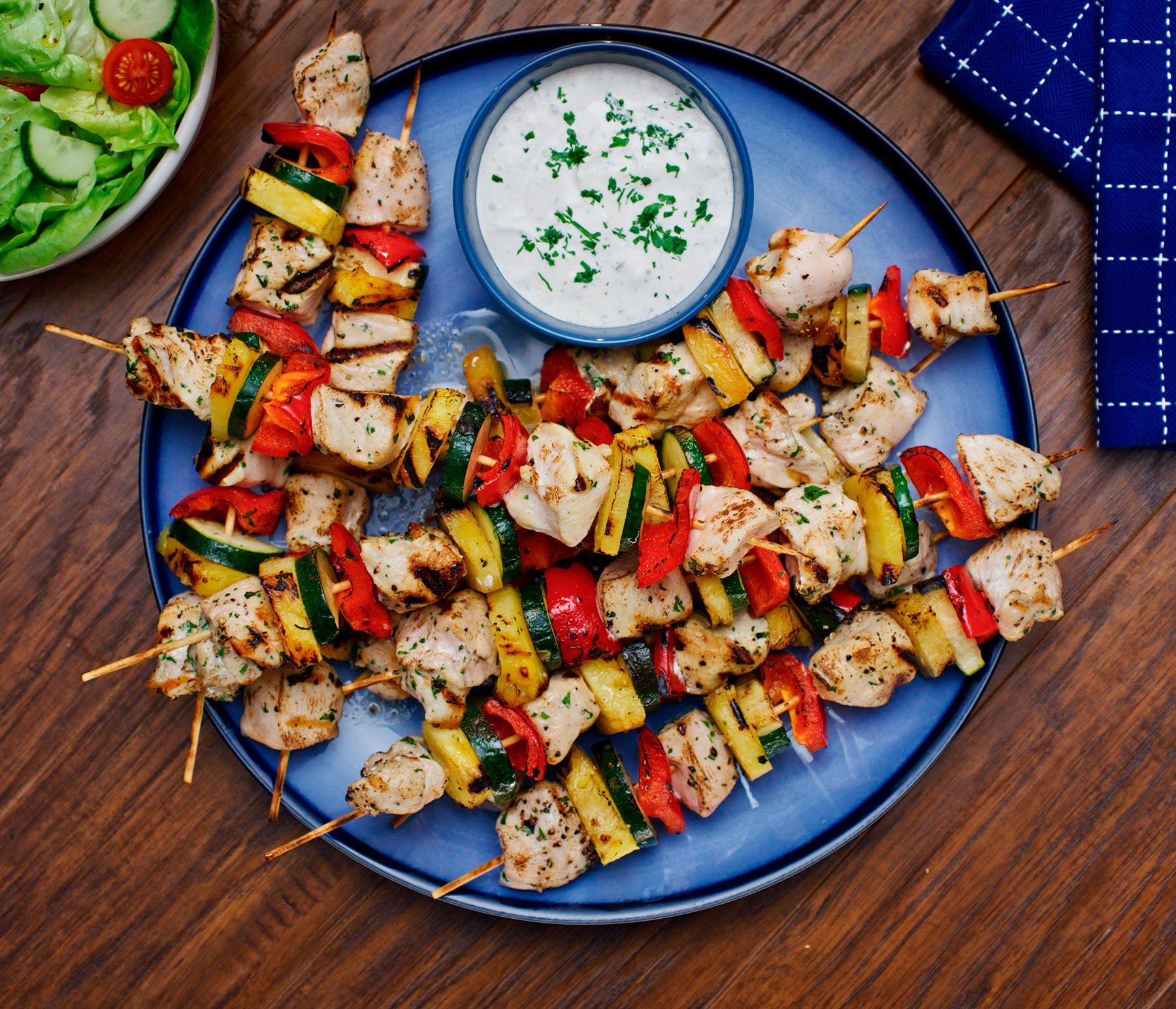 Grilled Chicken Kabobs Recipe | Kingsford™