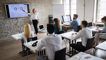 Students in an MBA class