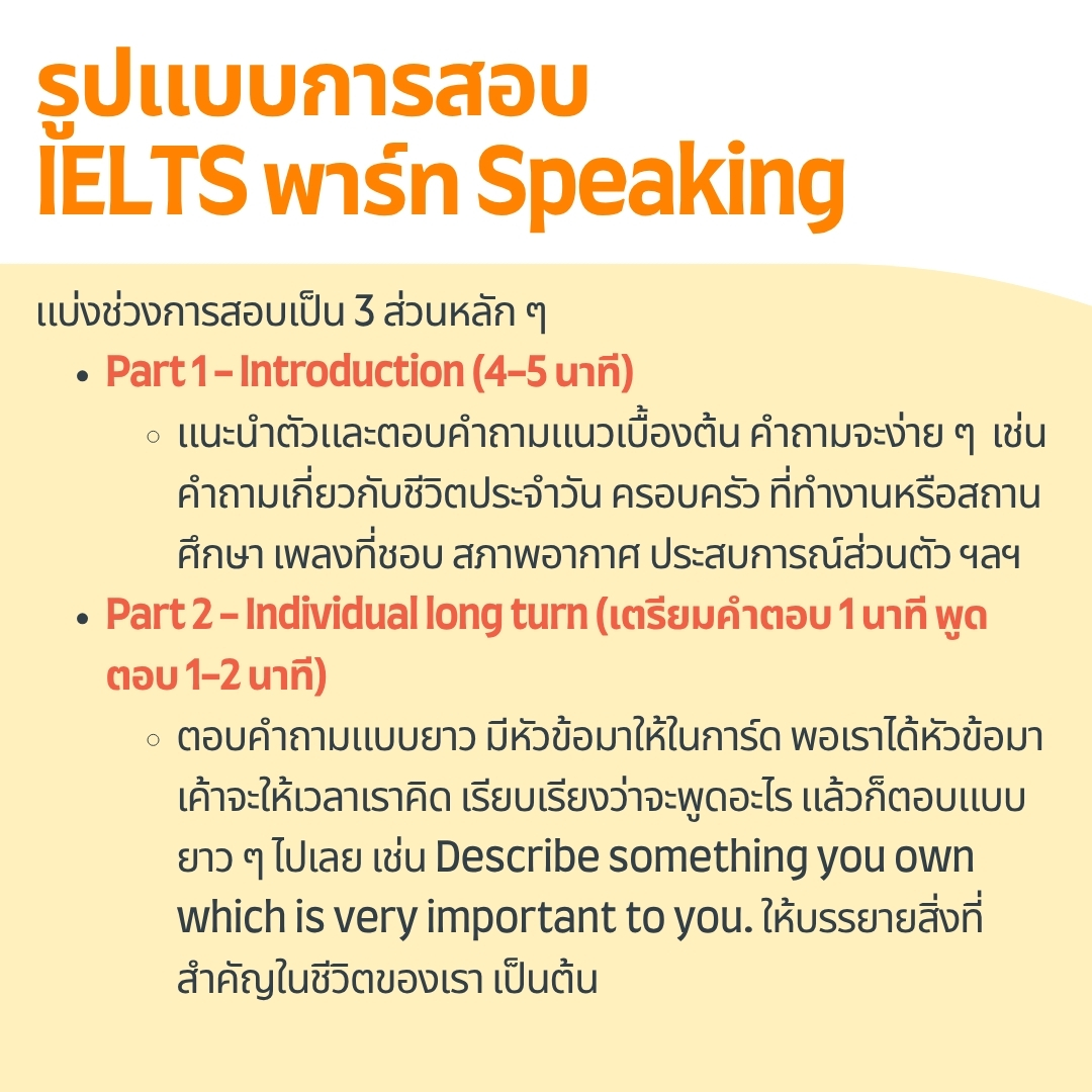 ielts speaking format