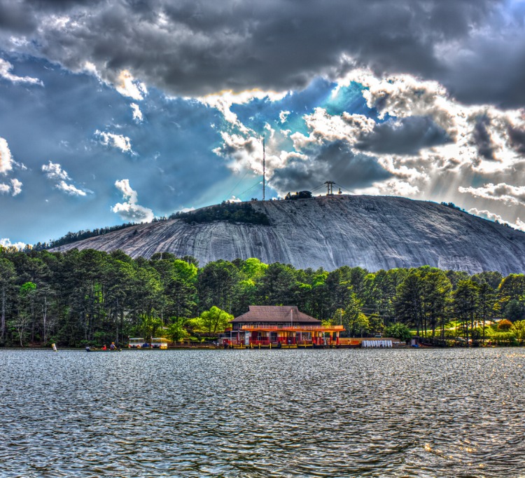 Stone Mountain is a quartz monzonite dome monadnock in Stone Mountain, Georgia, United States. It is dubbed as 
