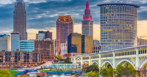Cleveland - một trong 3 thành phố lớn nhất bang Ohio