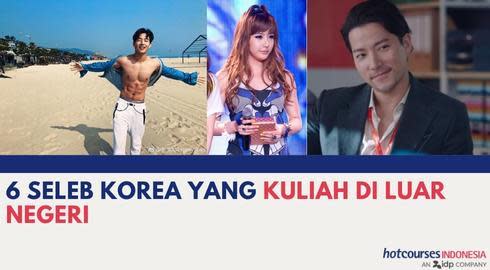 6 Seleb Korea yang Kuliah di Luar Negeri