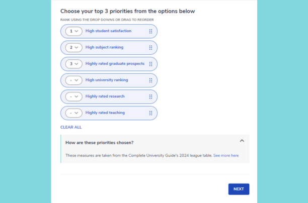 Step 4 - Tell us what's important