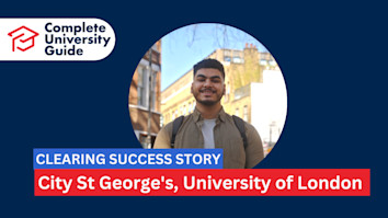 UCAS Clearing 2026: City St George's success story – Maruf