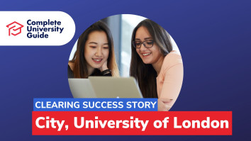 two students at City, University of London