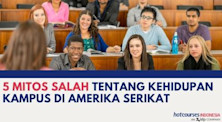 5 Mitos Salah Tentang Kehidupan Kampus di Amerika Serikat