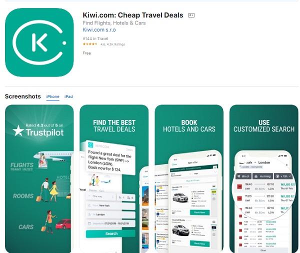 kiwi تطبيق