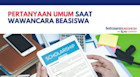 Pertanyaan Umum Saat Wawancara Beasiswa