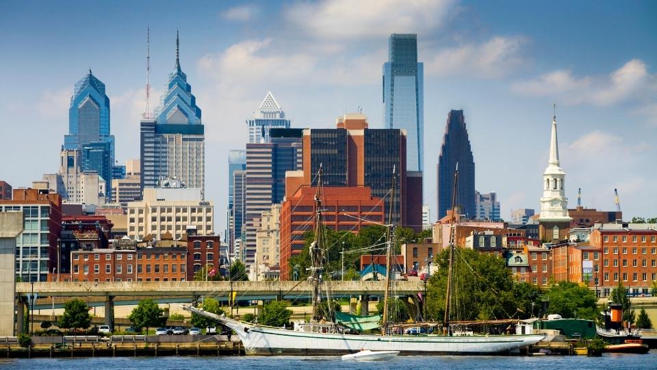 Best student cities in the US Philadelphia