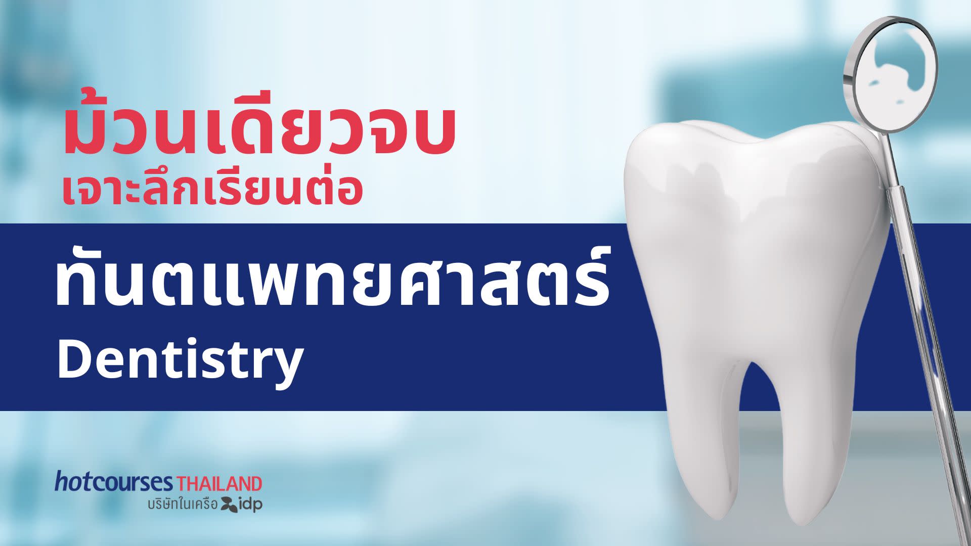 all about studying dentistry