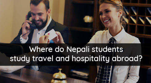 Where Nepali students study travel and hospitality courses abroad